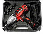 Гайковерт електричний ударний з аксесуарами у валізі 1/2" Mar-Pol M80489, фото 3