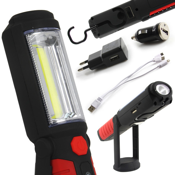 Ліхтарик акумуляторний з функцією швидкого заряджання powerbank BJC Mar-Pol M82726, фото 1