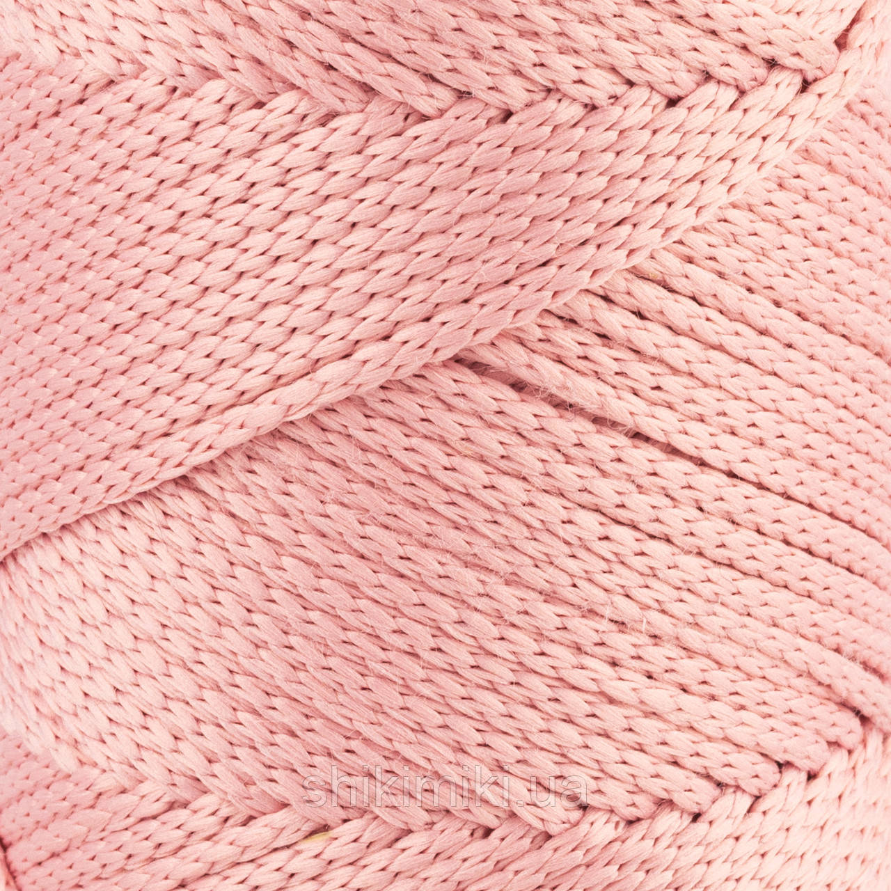 Шнур поліефірний Matte Macrame 3 mm, колір Рожева пудра, фото 1