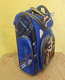 Рюкзак шкільний для першокласника з ортопедичною спинкою каркасний, фото 5