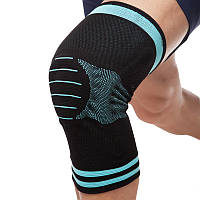 Наколінник із силіконовим кільцем і ребрами жорсткості 1 шт MUTE 9066 (розміри M-L)