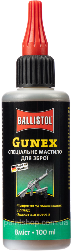 Масло рідке збройове Ballistol Gunex-2000 з дозатором 100 мл, фото 1