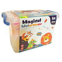 Набір для творчості Magical Waterscape 10 формочок, 12 пляшечок з рідиною, фігурки, в боксі 15*16*25см (692-309), фото 4