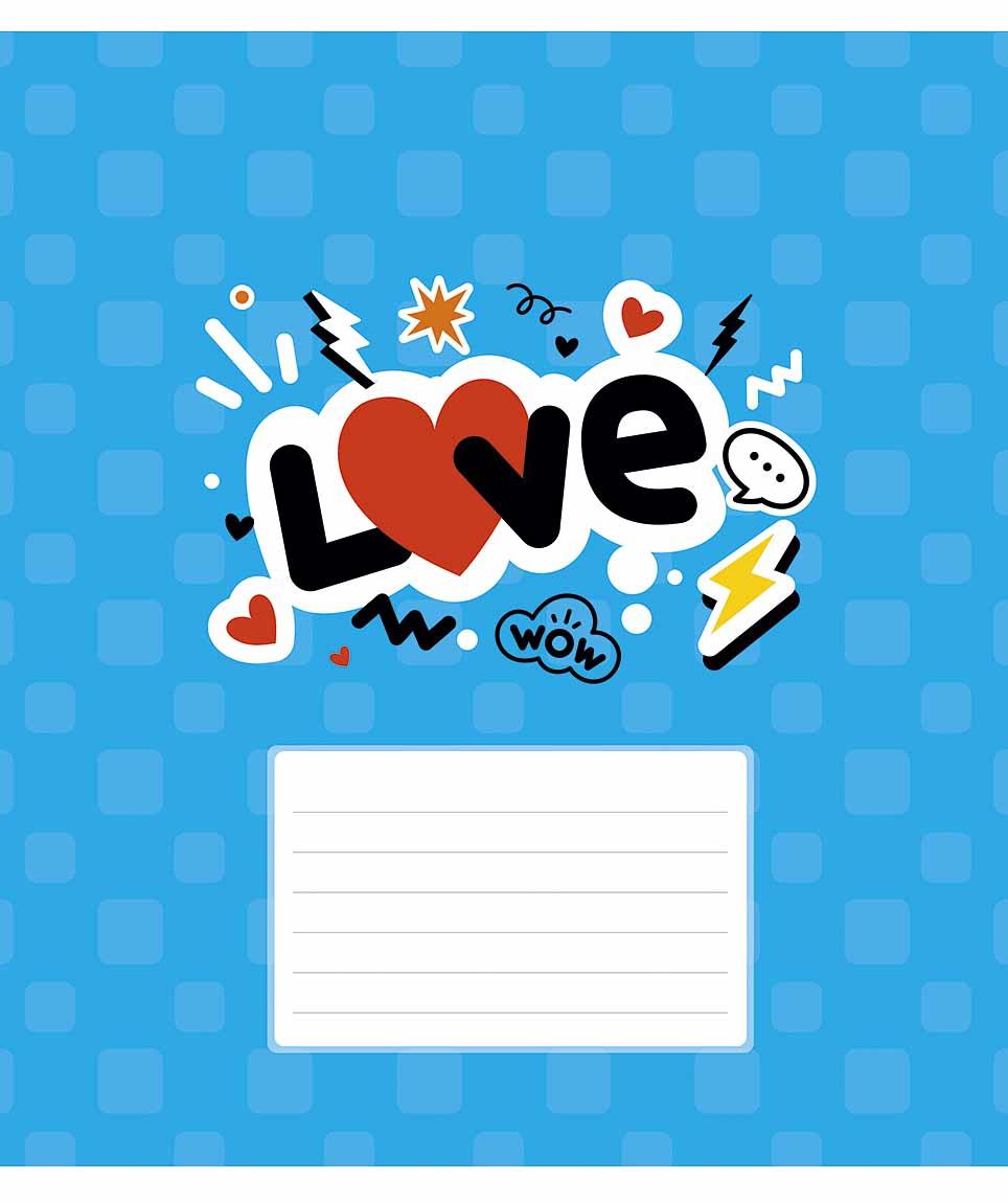 Зошит 24арк. лін. Star "Love" виб. УФ-лак No024-3364L(25)(200)