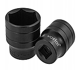 Набір торцевих головок 1/2" (8-32 мм) з комірками, подовжувачами та приладдям 26 ел. Vorfal V08126_1, фото 4