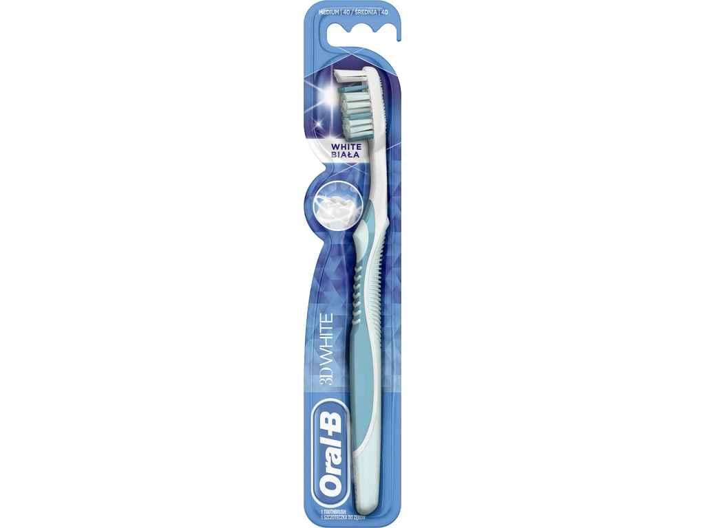 Зубна щітка 1шт 3D White Вибілювання середня ТМ Oral-B BP