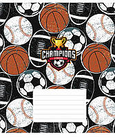 Зошит 24арк. лін. Star "Champions" ВД-лак No024-3342L(25)(200)