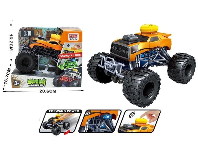 Машинка A 2277 G-3 масштаб 1:16, підсвічування, звуки, інерція, монстр-трак