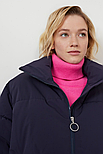 Зимова жіноча куртка oversize Baon B0423504-101 синя S, фото 4