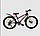 Велосипед CrossBike 24" Legion 2024 Рама-11"  black-red, фото 2