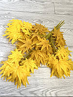 Штучний осінній лист канадського клена (паковання 12 штук), фото 2