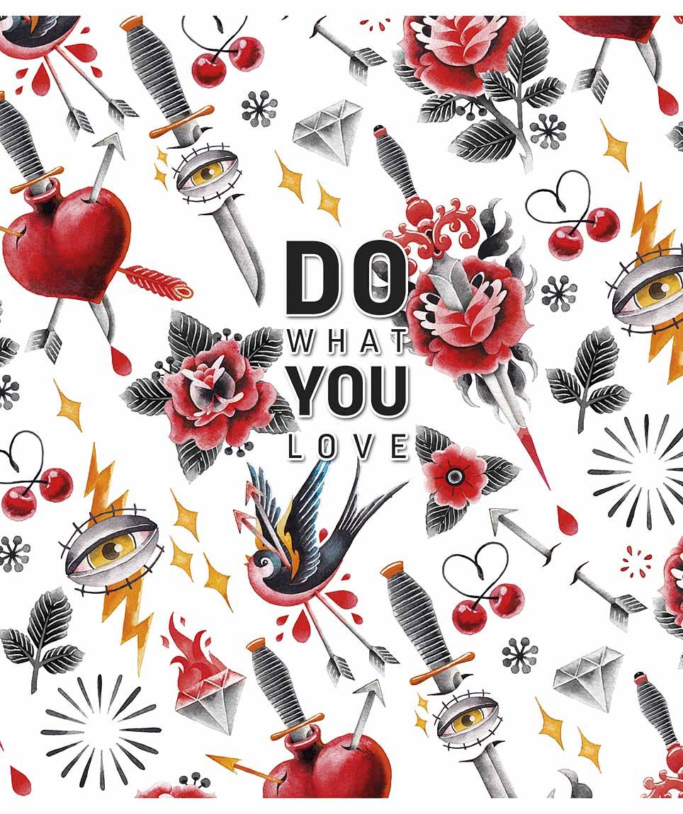 Зошит 48арк. кліт. Star "Do what you love" виб. Уф лак №048-3311K(10)(100)