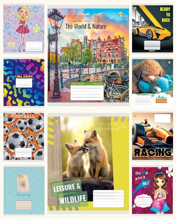 Зошит 18арк. лін. /ТВ/ "Мікс" №ТЕ42201(20)(400)