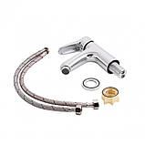 Змішувач для раковини Lidz Nicole 001F (k35) LDNIC001FCRM21880 Chrome, фото 4