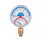 Термоманометр SD Plus 80 мм 1/2", нижнє підмикання SD1726B