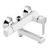 Душова система універсальна Qtap Grand на три споживача (з виливом) QTGRAWCR1004 Chrome/White, фото 4
