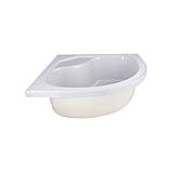 Душова кабіна Latwa SC80x80.SAT.HIGH.FR полукругла, скло Frost 4 мм + Душовий піддон KAPIELKA ST80x80x41, з, фото 11