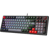 Клавіатура GamePro MK120B LED Red Switches USB Black (MK120R), фото 4