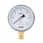 Манометр Icma 1/4" 0-10 бар, нижнє підключення №244