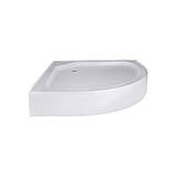 Душова кабіна Lidz Latwa SC80x80.SAT.LOW.GR, скло тон. 4 мм + Lidz Душовий піддон KAPIELKA ST80x80x15, фото 11