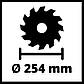 Пила циркулярна настільна Einhell TC-TS 254 eco (4340505), фото 8