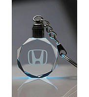 Брелок автомобільний на ключі Хонда GF авто брелок з логотипом Honda з підсвічуванням (R051070)