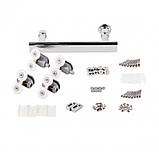 Душові двері в нішу Lidz Aria SD120x185.CRM.FR, скло Frost 5 мм, фото 8