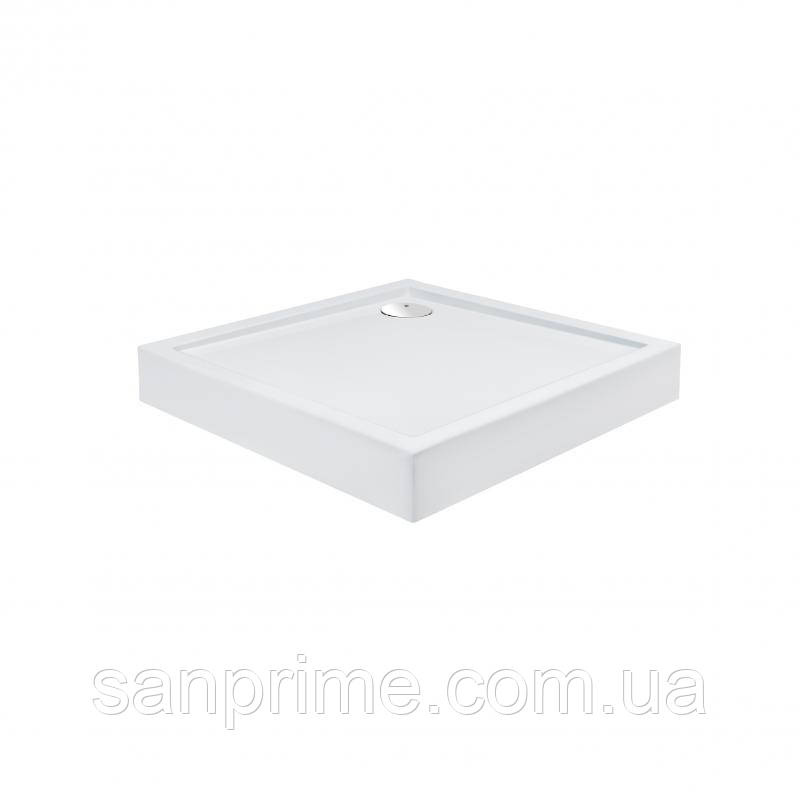 Душовий піддон Qtap Tern 308812C 80x80x12 см + сифон