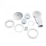 Душовий піддон Qtap Tern 308812C 80x80x12 см + сифон, фото 6