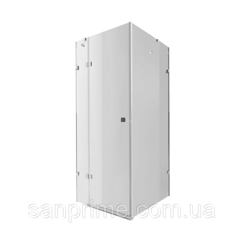 Душова кабіна Qtap CAPRICORN CRM1011SC6 100х100 см, скло Clear 6 мм, CalcLess, без піддона