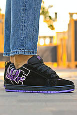 Чоловічі кросівки DC Shoes Court Graffik Black Purple ADBS100303, фото 3