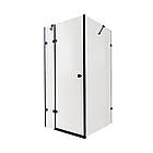 Душова кабіна Qtap Capricorn BLA1099SC6 90x90 см, скло Clear 6 мм, покриття CalcLess без піддона