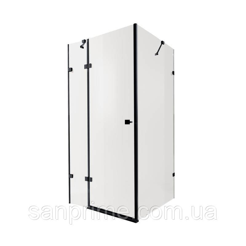 Душова кабіна Qtap Capricorn BLA10128RC6 120x80 см, скло Clear 6 мм, покриття CalcLess без піддона, фото 1