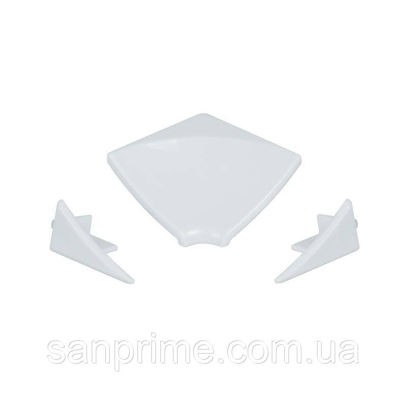 Набір накладок + з'єднання для декоративних планок Qtap Water cover Set 03