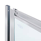 Душова кабіна Qtap Pisces CRM109-11SP5 90-105x90-105 см, скло Pear 5 мм без піддона, фото 3