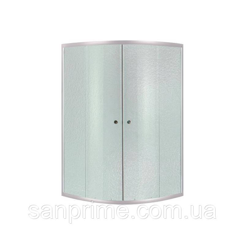 Душова кабіна Lidz Latwa SC80x80.SAT.HIGH.FR, скло Frost 4 мм без піддона