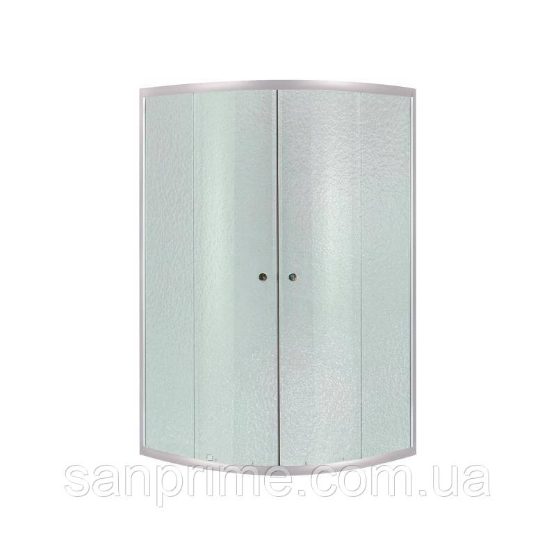 Душова кабіна Lidz Latwa SC80x80.SAT.MID.FR, скло Frost 4 мм без піддона, фото 1