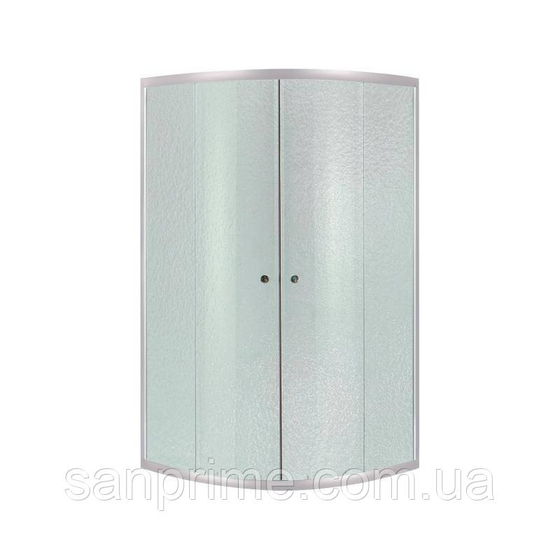 Душова кабіна Lidz Latwa SC80x80.SAT.LOW.FR, скло Frost 4 мм без піддона