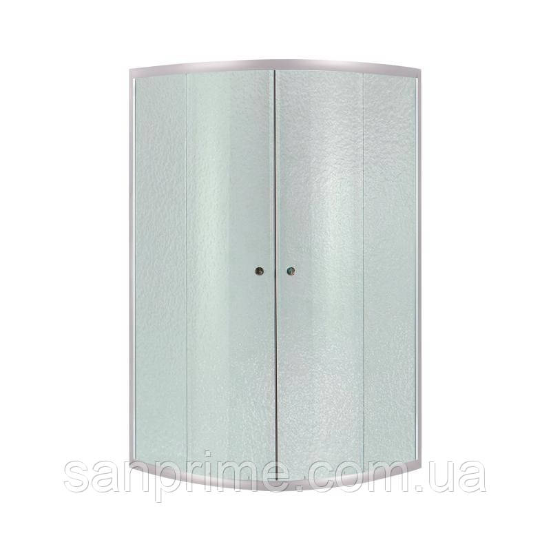 Душова кабіна Lidz Latwa SC90x90.SAT.LOW.FR, скло Frost 4 мм без піддона