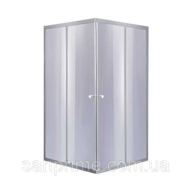 Душова кабіна Lidz Wawel SC90x90.SAT.LOW.GR, скло тоноване 4 мм без піддона