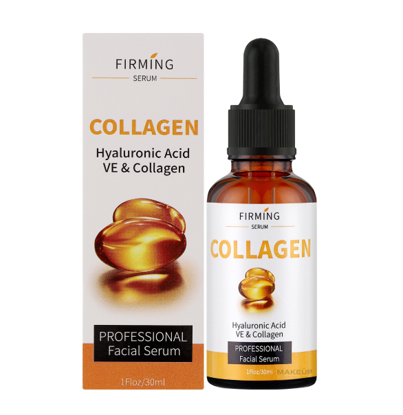 Опт 3 шт. Зміцнююча професійна Сироватка для обличчя MOOYAM регенеруюча з Колагеном та Гіалуроновою кислотою 30ml, фото 1