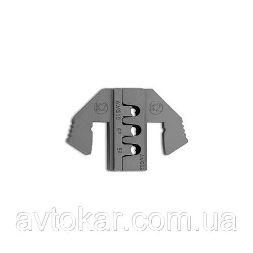 Змінні губки для кліщів обтискання клем (тип K2) TOPTUL DLAK2012 ORG, фото 1