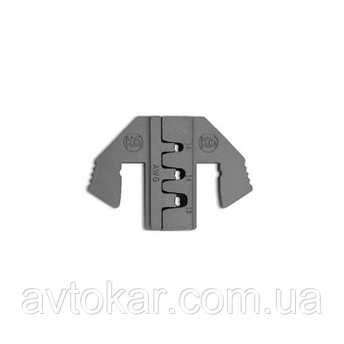 Змінні губки для кліщів обтискача клем (тип K6) TOPTUL DLAK6012, фото 1