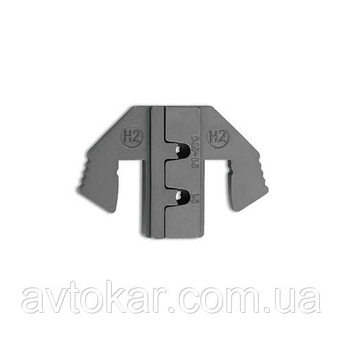 Змінні губки для кліщів обтискача клем (тип H2) TOPTUL DLAH2016, фото 1