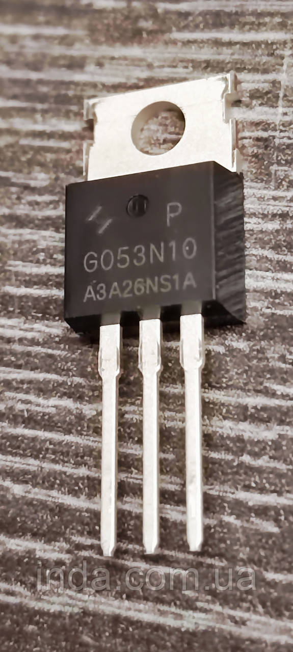 Транзистор HYG053N10NS1P Оригінал!!! 120A, 100V, MOSFET, корпус TO-220, Заміна для AP160N10P, HYG053N10N