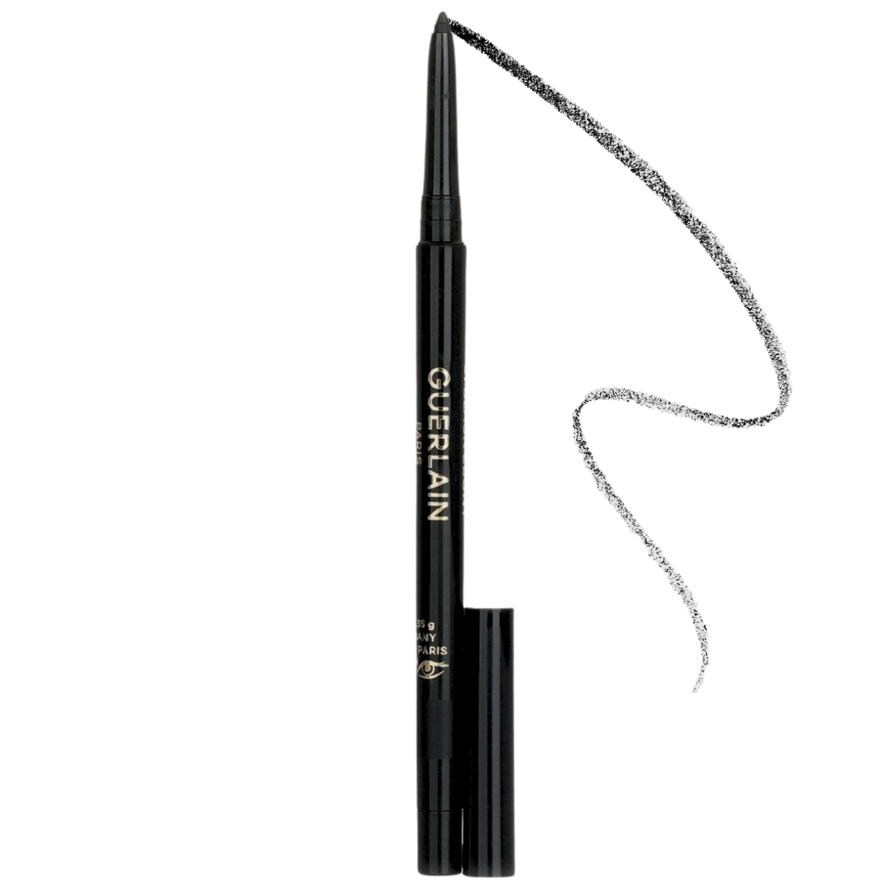 Водостійкий автоматичний олівець для очей Guerlain The Eye Pencil 01 Black Ebony 0.35 г