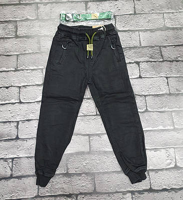 Джинси джогери Dola Elvin для хлопчика 3-12 років, 128, Чорний