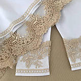 Костюм для хрещення "Світлинка" інтерлок зріст 86 см (12 – 18 місяців) Betis Білий з кавовим, фото 2