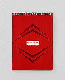 Блокнот А5 М'яка обкл. На спіралі 48 аркушів В клітину ВМ2474-05 136124 Buromax