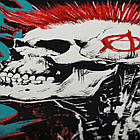 Футболка Punk’s Not Dead (скелет з ірокезом), Розмір L, фото 3